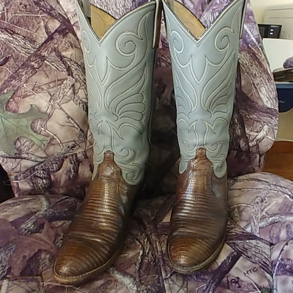 Dan Post cowboy boots lizard